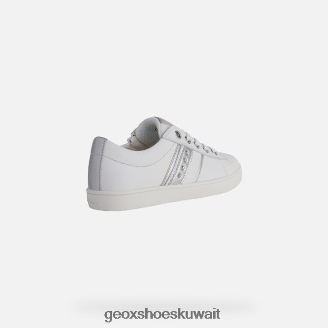 Geox BLL84T1861 Kathe Girl White/Silver