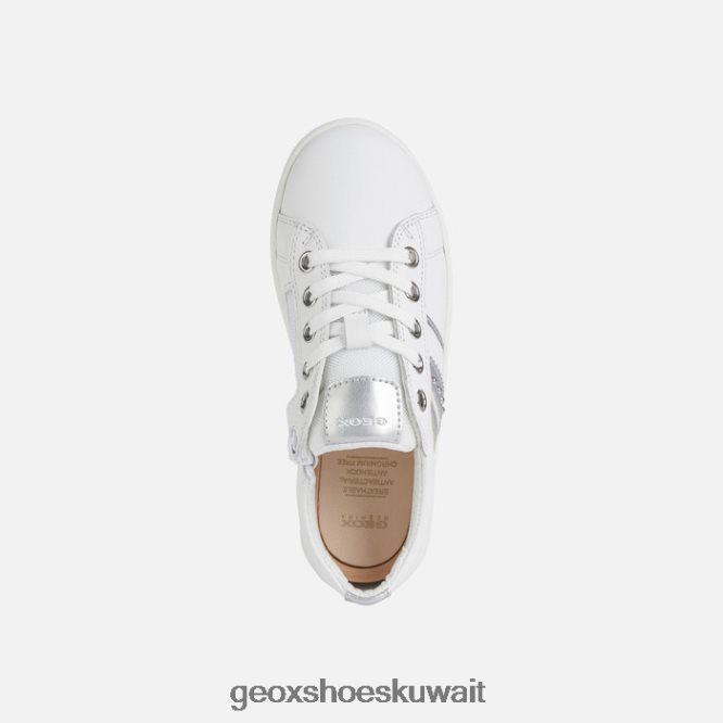 Geox BLL84T1861 Kathe Girl White/Silver