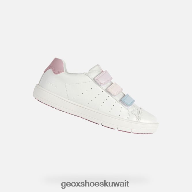 Geox BLL84T1866 Silenex Girl White/Rose