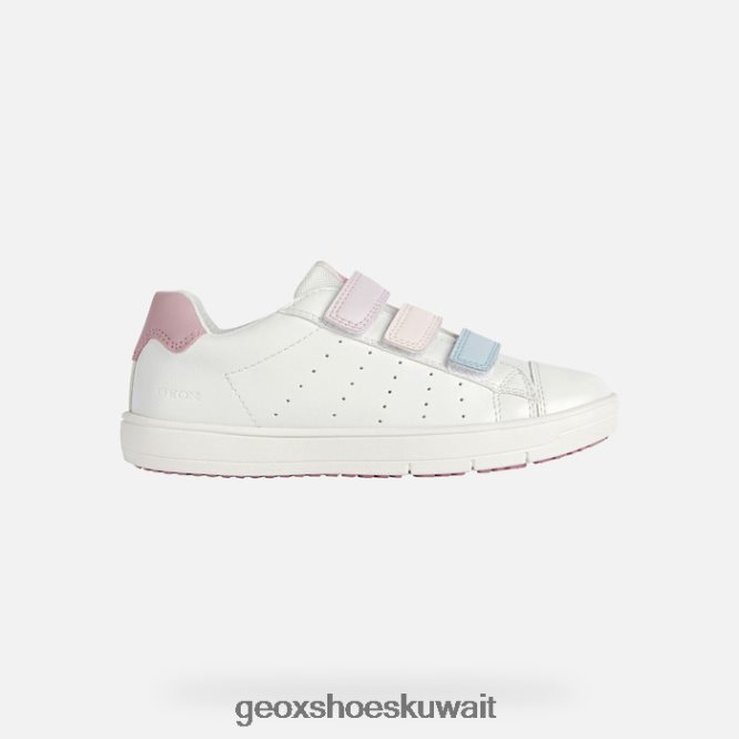 Geox BLL84T1866 Silenex Girl White/Rose