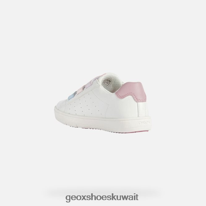 Geox BLL84T1866 Silenex Girl White/Rose