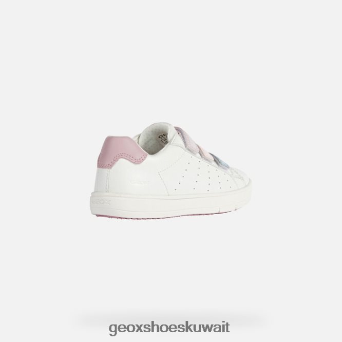 Geox BLL84T1866 Silenex Girl White/Rose