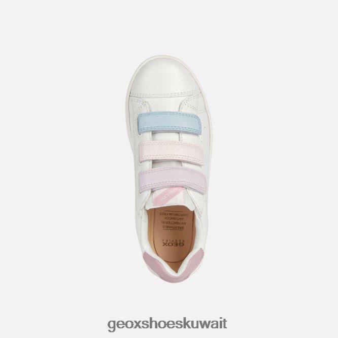 Geox BLL84T1866 Silenex Girl White/Rose