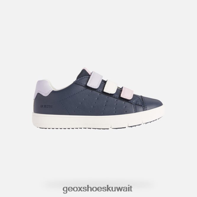 Geox BLL84T1867 Silenex Girl Navy/Orchid
