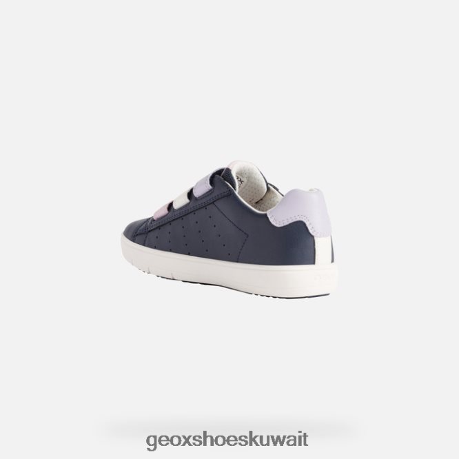 Geox BLL84T1867 Silenex Girl Navy/Orchid