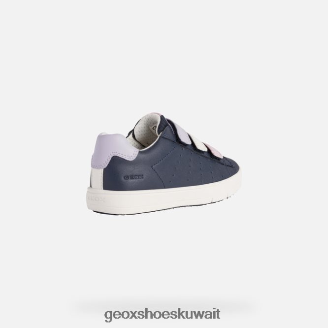 Geox BLL84T1867 Silenex Girl Navy/Orchid