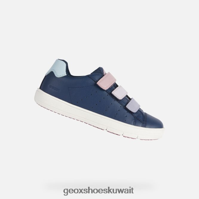 Geox BLL84T1868 Silenex Girl Navy/Rose