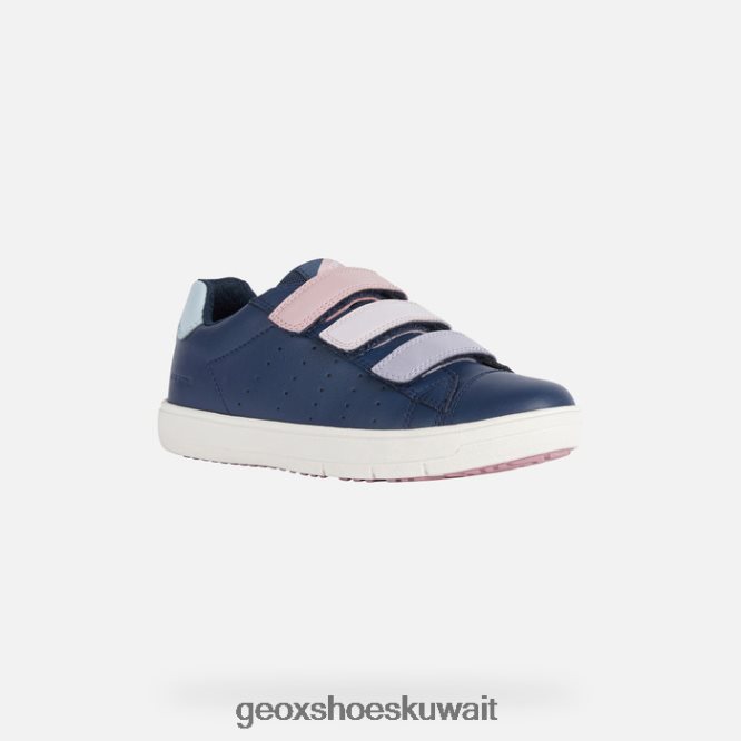 Geox BLL84T1868 Silenex Girl Navy/Rose