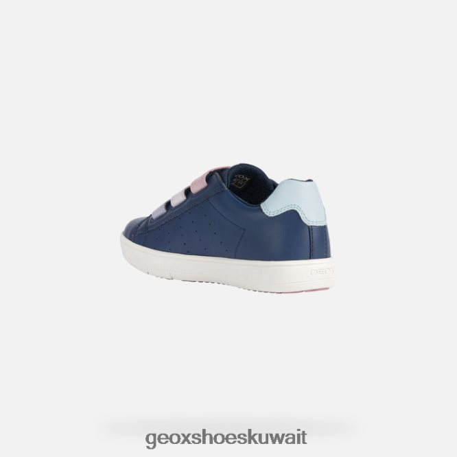 Geox BLL84T1868 Silenex Girl Navy/Rose