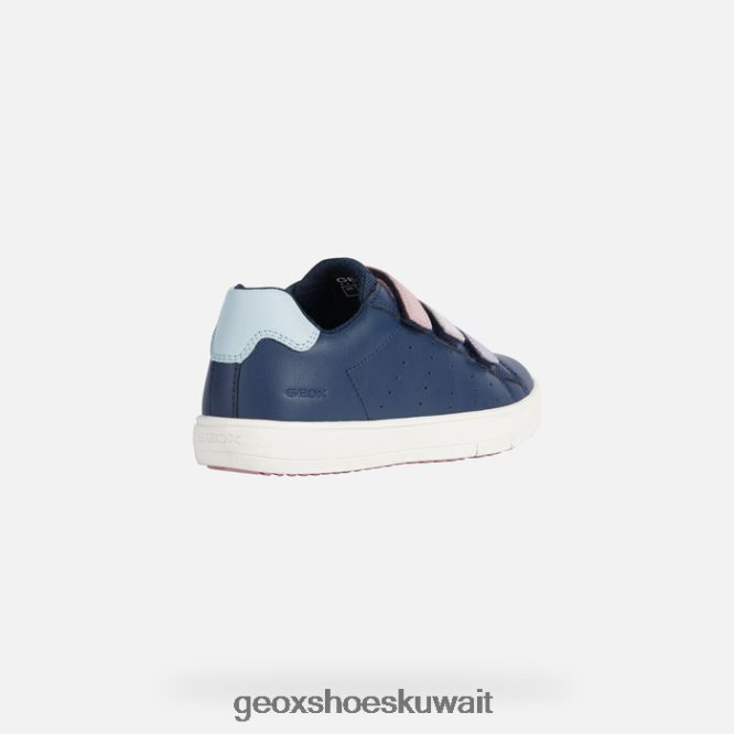 Geox BLL84T1868 Silenex Girl Navy/Rose