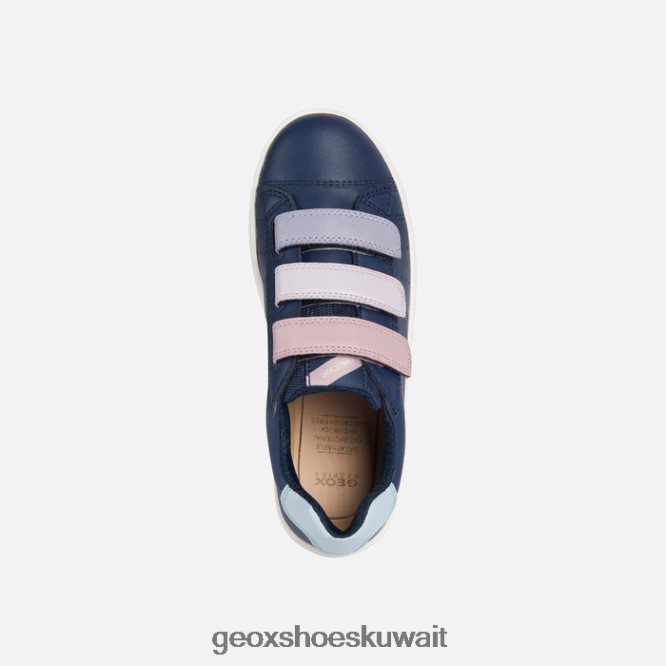 Geox BLL84T1868 Silenex Girl Navy/Rose