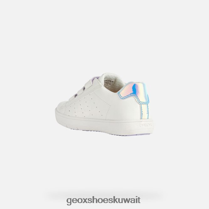 Geox BLL84T1878 Silenex Girl White/Iridescent