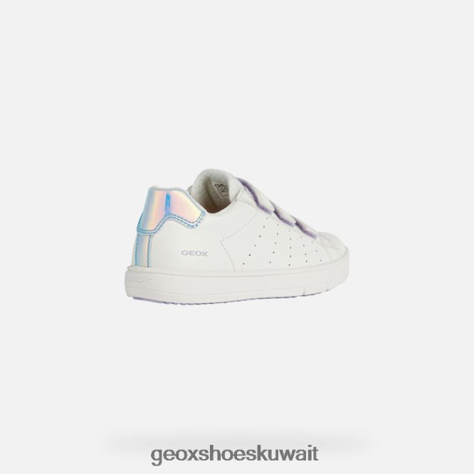 Geox BLL84T1878 Silenex Girl White/Iridescent