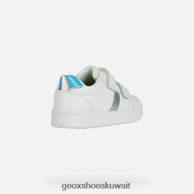 Geox BLL84T1882 Djrock Girl White/Silver