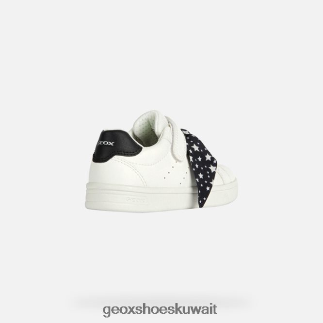 Geox BLL84T1889 Djrock Girl White/Black