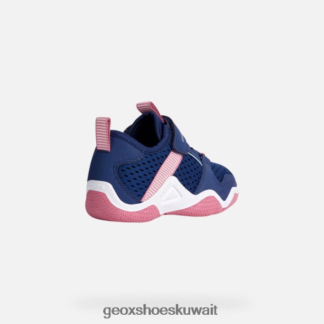 Geox BLL84T1891 Wader Junior Navy/Fuchsia