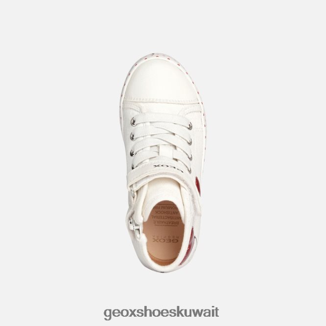 Geox BLL84T1893 Ciak Girl White/Red