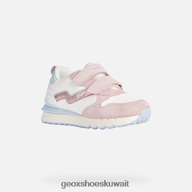 Geox BLL84T1907 Fastics Girl White/Rose