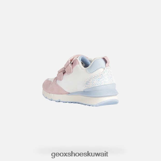 Geox BLL84T1907 Fastics Girl White/Rose