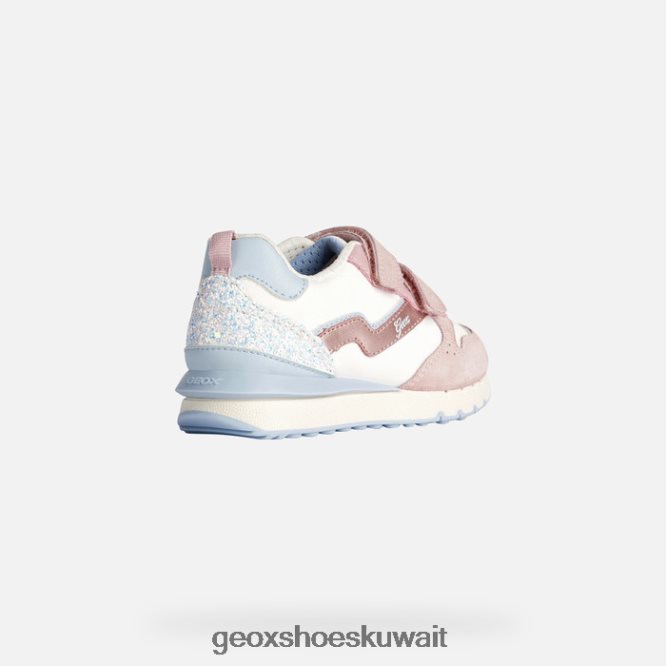 Geox BLL84T1907 Fastics Girl White/Rose