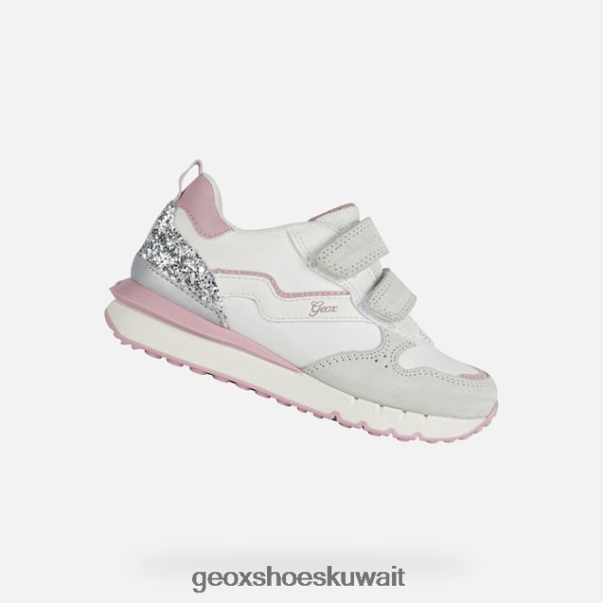 Geox BLL84T1908 Fastics Girl Off White/Pink