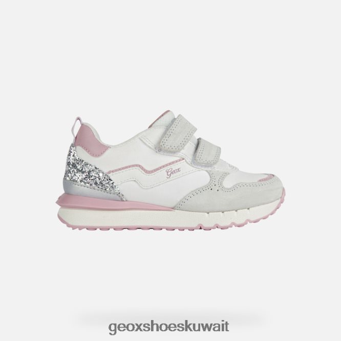 Geox BLL84T1908 Fastics Girl Off White/Pink