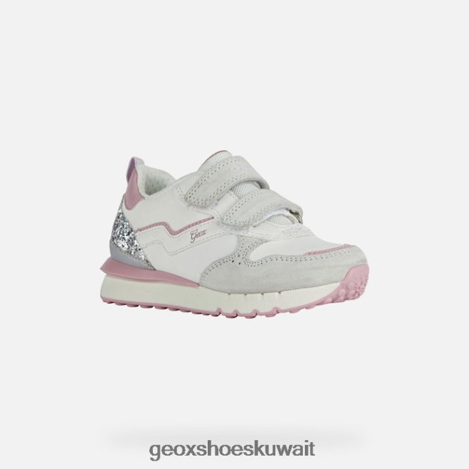 Geox BLL84T1908 Fastics Girl Off White/Pink