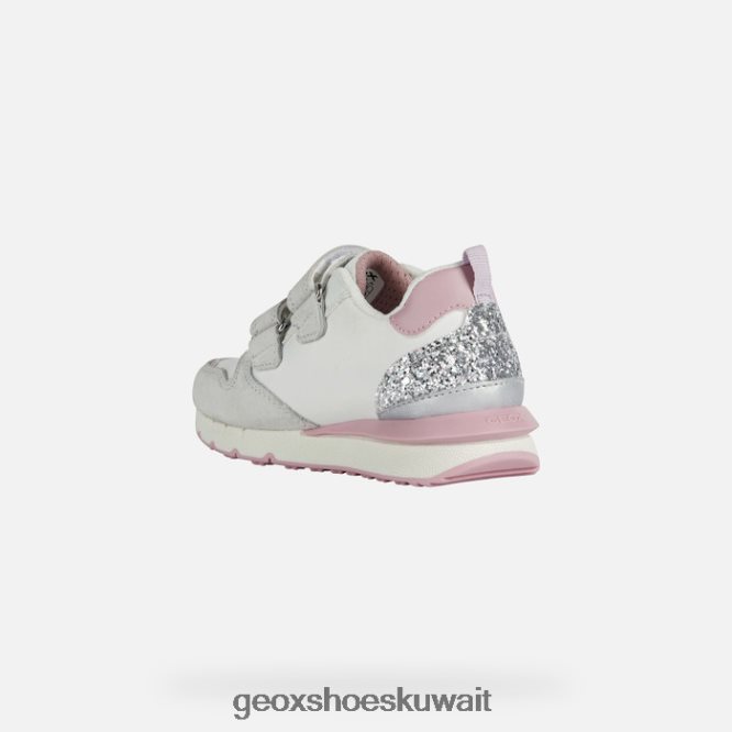 Geox BLL84T1908 Fastics Girl Off White/Pink