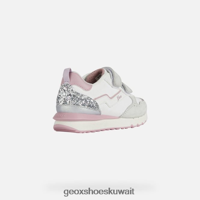 Geox BLL84T1908 Fastics Girl Off White/Pink