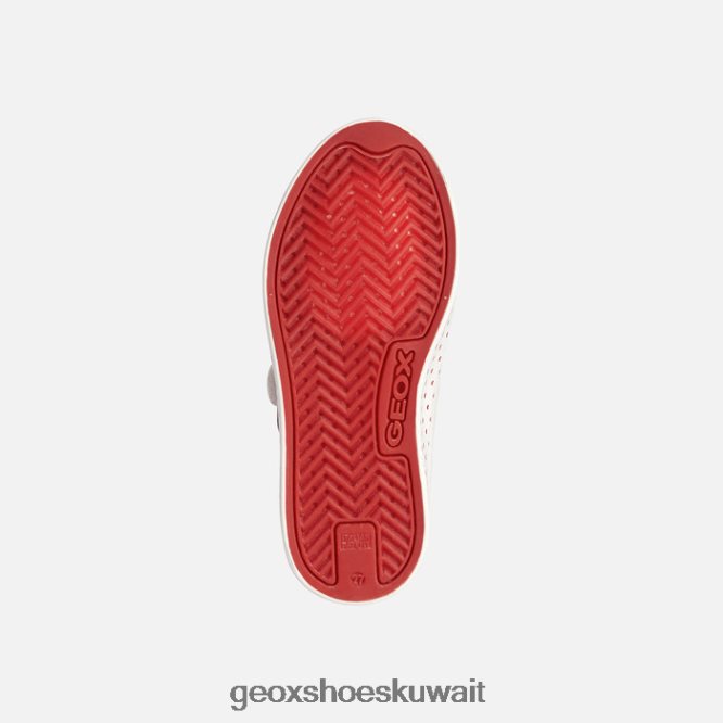 Geox BLL84T1914 Ciak Girl White/Red