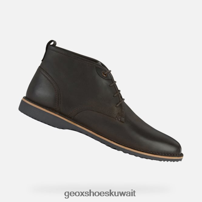 Geox BLL84T685 Zal Man Dark Coffee
