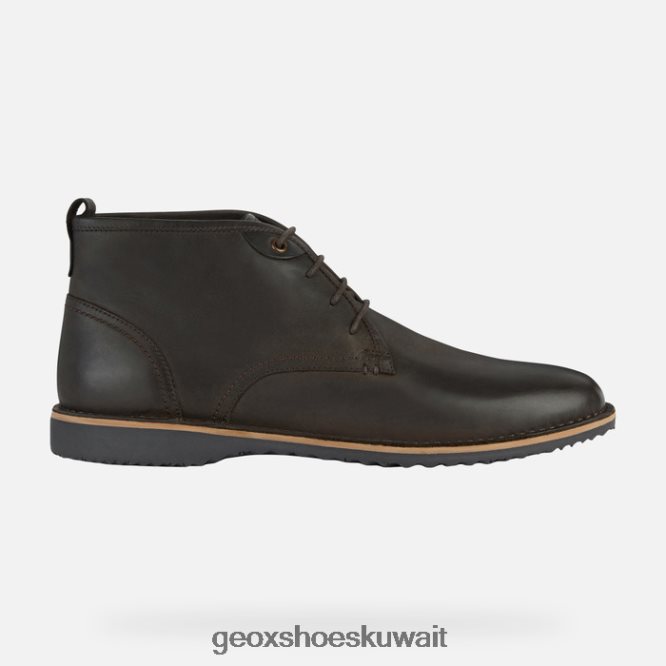 Geox BLL84T685 Zal Man Dark Coffee