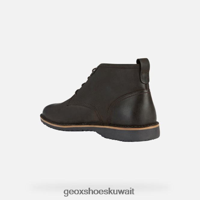 Geox BLL84T685 Zal Man Dark Coffee