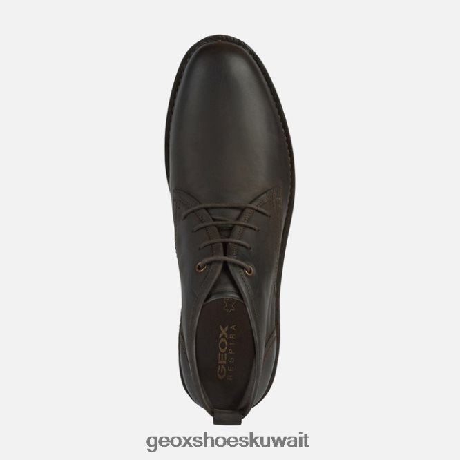 Geox BLL84T685 Zal Man Dark Coffee