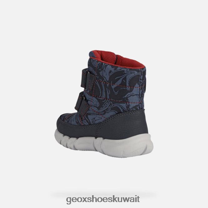 Geox BLL84T891 Flexyper Abx Baby Avio/Red