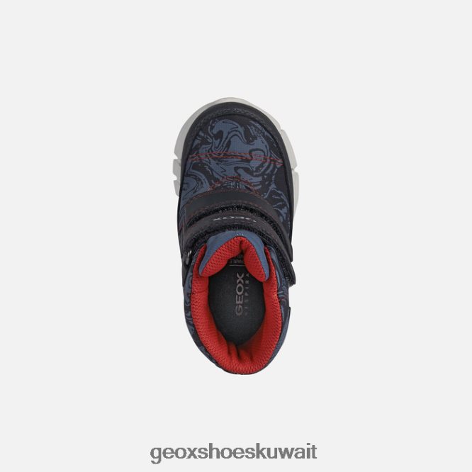 Geox BLL84T891 Flexyper Abx Baby Avio/Red