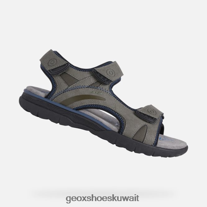Geox BLL84T1754 Spherica Ec5 Man Light Olive Green/Dove Grey