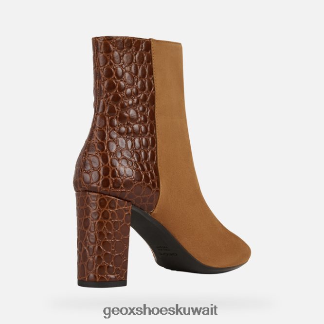 Geox BLL84T223 Pheby 80 Woman Cognac