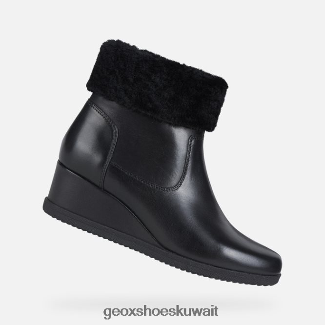 Geox BLL84T271 Anylla Wedge Woman Black