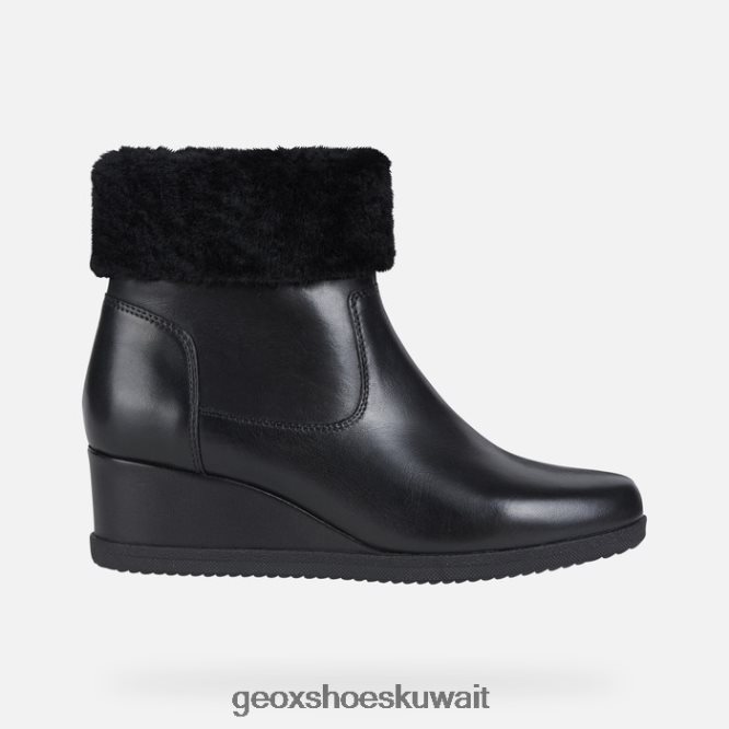 Geox BLL84T271 Anylla Wedge Woman Black
