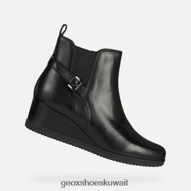 Geox BLL84T369 Anylla Wedge Woman Black