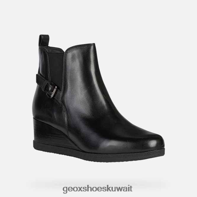 Geox BLL84T369 Anylla Wedge Woman Black