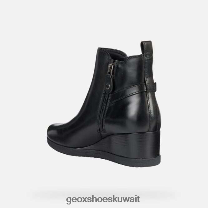 Geox BLL84T369 Anylla Wedge Woman Black