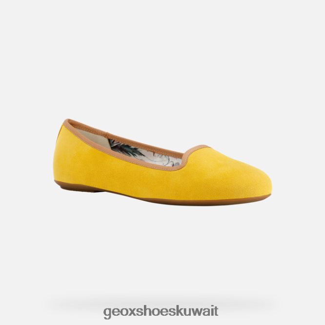 Geox BLL84T443 Palmaria Woman Dk Yellow/Dark Skin