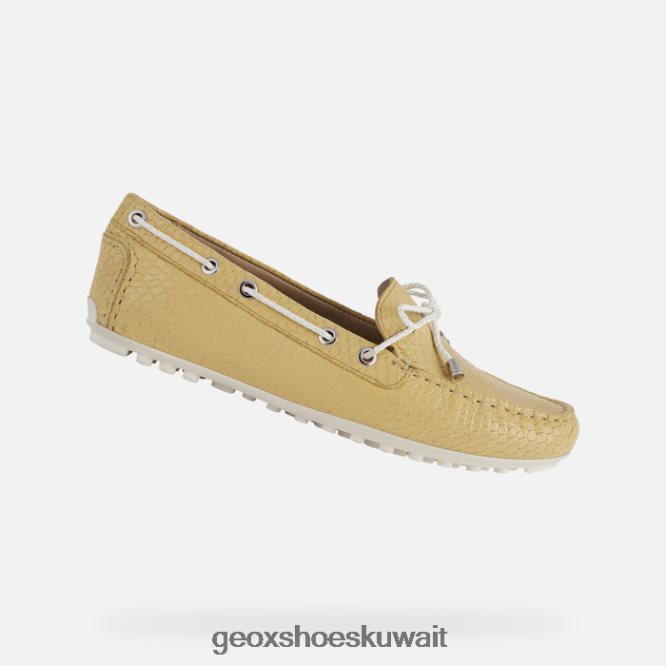 Geox BLL84T467 Leelyan Woman Light Yellow/White