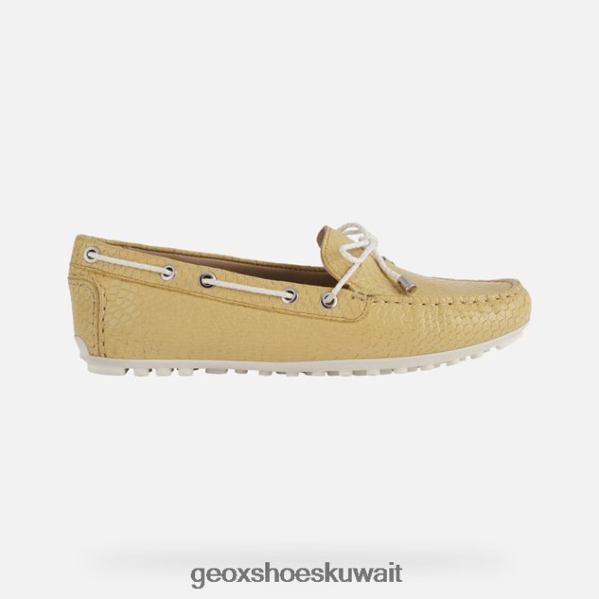 Geox BLL84T467 Leelyan Woman Light Yellow/White