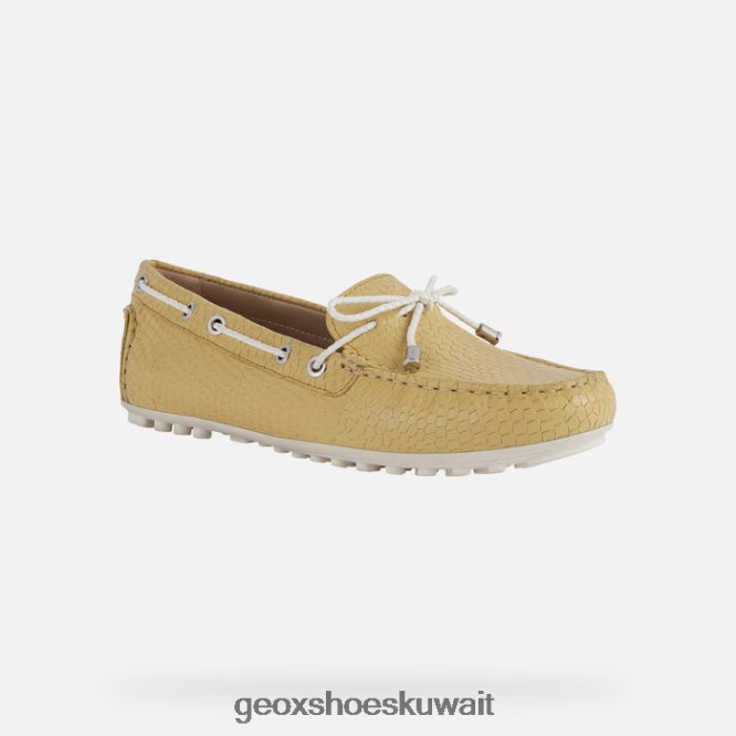 Geox BLL84T467 Leelyan Woman Light Yellow/White