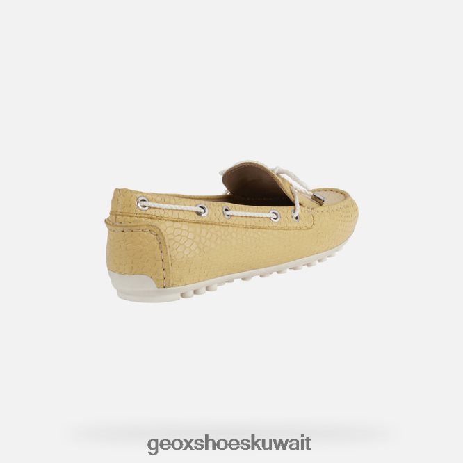 Geox BLL84T467 Leelyan Woman Light Yellow/White