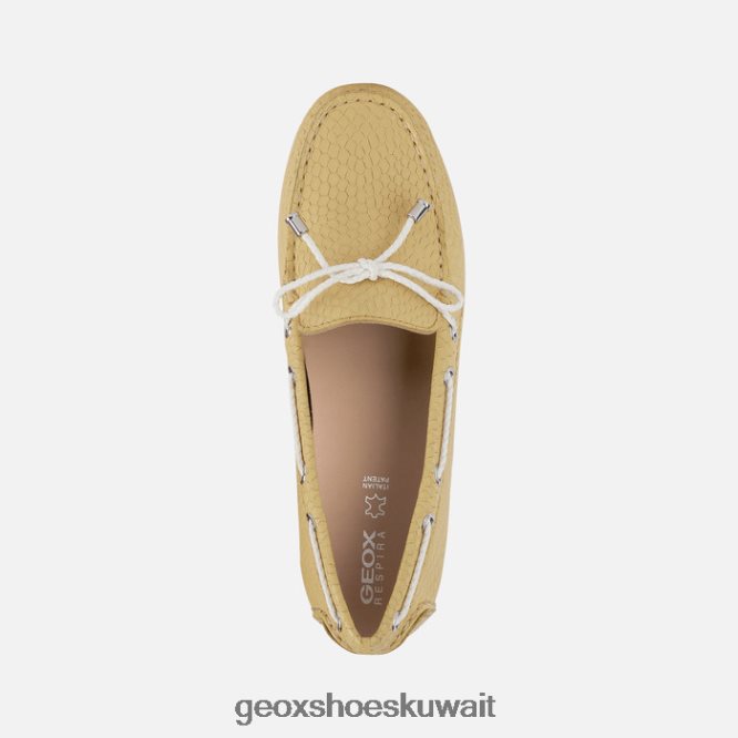 Geox BLL84T467 Leelyan Woman Light Yellow/White