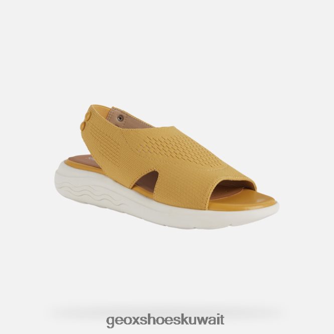 Geox BLL84T11 Spherica Ec5 Woman Dark Yellow